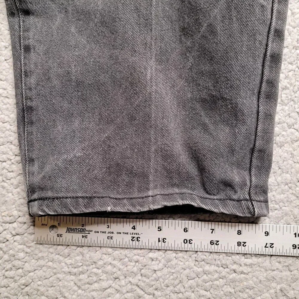 Vintage Iceberg History Jeans Mens 31 Black Denim Pepe Le Pew Baggy 90s Hip Hop